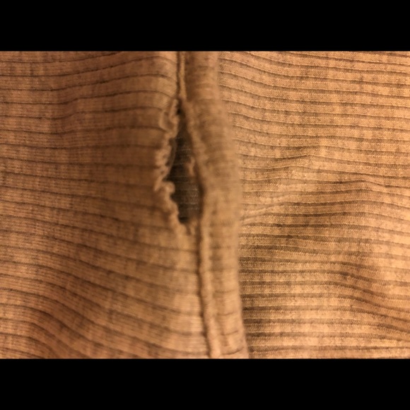 Urban Outfitters Grey Ribbed Halter Bodysuit Tank - Picture 5 of 6